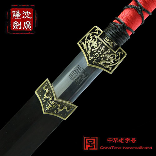 双龙汉剑（黑檀木）